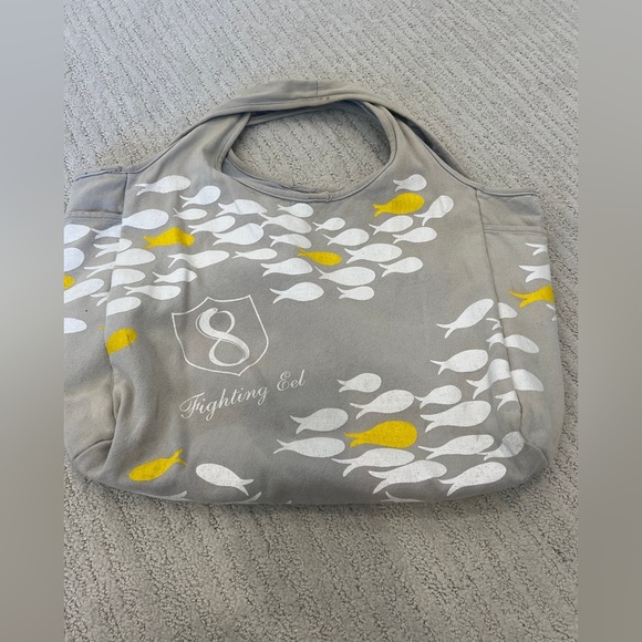 Fighting Eel Bags Fighting Eel Fish Tote Bag Graywhite Poshmark